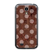 オリジナルデザイン docomo SC-04E GALAXY S4 ケース 【News-paper-Dot ブラウン】 SC-04E-YCM2P0137-78