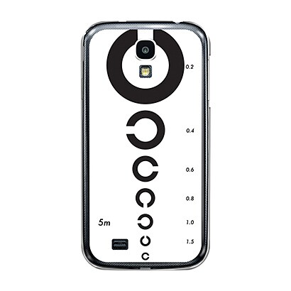 オリジナルデザイン docomo SC-04E GALAXY S4 ケース 【視力検査】 SC-04E-YCM2P0160-78