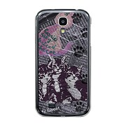 オリジナルデザイン docomo SC-04E GALAXY S4 ケース 【Catウォールペーパー ネイビー】 SC-04E-YCM2P0215-78