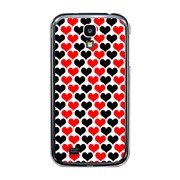 オリジナルデザイン docomo SC-04E GALAXY S4 ケース 【赤黒ハート】 SC-04E-YCM2P0224-78