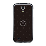 オリジナルデザイン docomo SC-04E GALAXY S4 ケース 【ブラックスターフラワー A】 SC-04E-YCM2P0239-78
