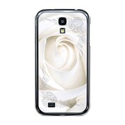 オリジナルデザイン docomo SC-04E GALAXY S4 ケース 【ホワイトローズオブジェクト】 SC-04E-YCM2P0249-78