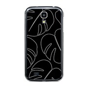 オリジナルデザイン docomo SC-04E GALAXY S4 ケース 【モダン モンステラ モノクロデザイン】 SC-04E-YCM2P0419-78