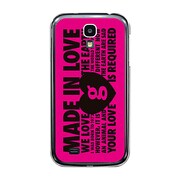 オリジナルデザイン docomo SC-04E GALAXY S4 ケース 【MADE IN LOVE pink design】 SC-04E-YCM2P0441-78
