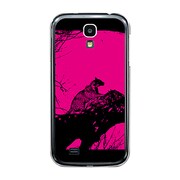 オリジナルデザイン docomo SC-04E GALAXY S4 ケース 【サバンナ チーター ピンクプレート】 SC-04E-YCM2P0442-78