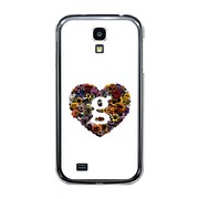オリジナルデザイン docomo SC-04E GALAXY S4 ケース 【Lovegram Flower Heart white】 SC-04E-YCM2P0464-78