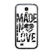 オリジナルデザイン docomo SC-04E GALAXY S4 ケース 【Made in Love Black Paint】 SC-04E-YCM2P0471-78