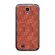 オリジナルデザイン docomo SC-04E GALAXY S4 ケース 【クロスレザー パターン レッド】 SC-04E-YCM2P0521-78