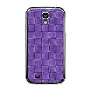 オリジナルデザイン docomo SC-04E GALAXY S4 ケース 【クロスレザー パターン パープル】 SC-04E-YCM2P0523-78
