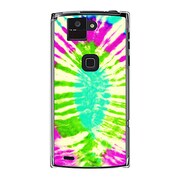 オリジナルデザイン docomo F-02E ARROWS X ケース 【タイダイ サイケ】 F-02E-YCM2P0348-78