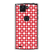 オリジナルデザイン docomo F-02E ARROWS X ケース 【ノストラジック レッドフラワー】 F-02E-YCM2P0359-78