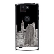 オリジナルデザイン docomo F-02E ARROWS X ケース 【NewYork Smoke A】 F-02E-YCM2P0366-78