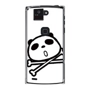 オリジナルデザイン docomo F-02E ARROWS X ケース 【パンダスカル A】 F-02E-YCM2P0382-78