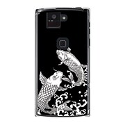 オリジナルデザイン docomo F-02E ARROWS X ケース 【和柄 鯉の滝登り】 F-02E-YCM2P0386-78