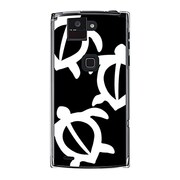 オリジナルデザイン docomo F-02E ARROWS X ケース 【モダン ホヌ モノクロデザイン】 F-02E-YCM2P0420-78