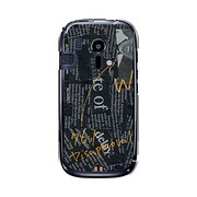 オリジナルデザイン docomo F-12D らくらくスマートフォン ケース 【News-paper ブラック】 F-12D-YCM2P0025-78