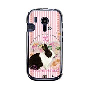 オリジナルデザイン docomo F-12D らくらくスマートフォン ケース 【ロマンティックラビット】 F-12D-YCM2P0029-78