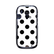 オリジナルデザイン docomo F-12D らくらくスマートフォン ケース 【Dot Pattern クラシック ホワイト】 F-12D-YCM2P0041-78