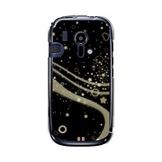 オリジナルデザイン docomo F-12D らくらくスマートフォン ケース 【スターライトプラチナム】 F-12D-YCM2P0123-78