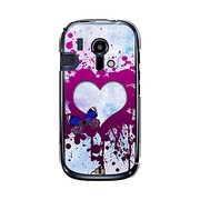 オリジナルデザイン docomo F-12D らくらくスマートフォン ケース 【ハートペイント】 F-12D-YCM2P0276-78