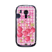 オリジナルデザイン docomo F-12D らくらくスマートフォン ケース 【ハッピーチェリーライン】 F-12D-YCM2P0296-78