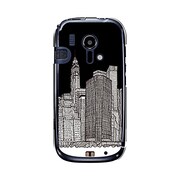 オリジナルデザイン docomo F-12D らくらくスマートフォン ケース 【NewYork Smoke A】 F-12D-YCM2P0366-78