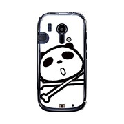 オリジナルデザイン docomo F-12D らくらくスマートフォン ケース 【パンダスカル A】 F-12D-YCM2P0382-78