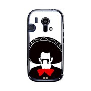 オリジナルデザイン docomo F-12D らくらくスマートフォン ケース 【セニョール & レッドタイ】 F-12D-YCM2P0394-78