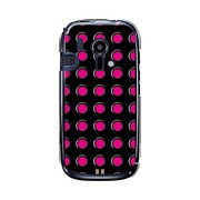 オリジナルデザイン docomo F-12D らくらくスマートフォン ケース 【ブラックグロメット & ピンク】 F-12D-YCM2P0413-78