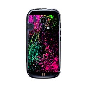 オリジナルデザイン docomo F-12D らくらくスマートフォン ケース 【Smash Paint Graphics - Hot Pink】 F-12D-YCM2P0447-78
