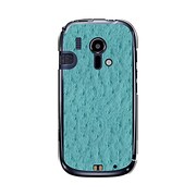 オリジナルデザイン docomo F-12D らくらくスマートフォン ケース 【オーストリッチ パターン ミントグリーン】 F-12D-YCM2P0520-78