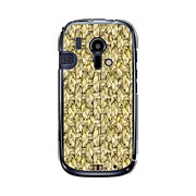 オリジナルデザイン docomo F-12D らくらくスマートフォン ケース 【網籠 パターン D】 F-12D-YCM2P0535-78