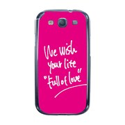 オリジナルデザイン docomo SC-03E GALAXY S III α ケース 【We wish your life Full of Love / Lover Pink】 SC-03E-YCM2P0428-78
