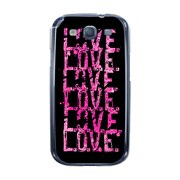 オリジナルデザイン docomo SC-03E GALAXY S III α ケース 【LOVE. LOVE. LOVE. The Pink】 SC-03E-YCM2P0469-78
