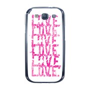 オリジナルデザイン docomo SC-03E GALAXY S III α ケース 【LOVE. LOVE. LOVE. The White】 SC-03E-YCM2P0470-78