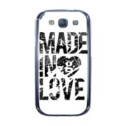 オリジナルデザイン docomo SC-03E GALAXY S III α ケース 【Made in Love Black Paint】 SC-03E-YCM2P0471-78