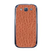 オリジナルデザイン docomo SC-03E GALAXY S III α ケース 【オーストリッチ パターン レットブラウン】 SC-03E-YCM2P0518-78
