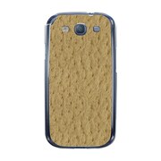 オリジナルデザイン docomo SC-03E GALAXY S III α ケース 【オーストリッチ パターン イエローブラウン】 SC-03E-YCM2P0519-78