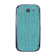 オリジナルデザイン docomo SC-03E GALAXY S III α ケース 【オーストリッチ パターン ミントグリーン】 SC-03E-YCM2P0520-78
