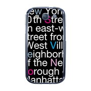 オリジナルデザイン docomo SC-06D GALAXY S III ケース 【NewYork Typography】 SC-06D-YCM2P0001-78