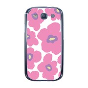 オリジナルデザイン docomo SC-06D GALAXY S III ケース 【ルーズフラワーコレクション ピンク】 SC-06D-YCM2P0022-78