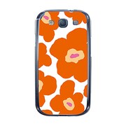 オリジナルデザイン docomo SC-06D GALAXY S III ケース 【ルーズフラワーコレクション オレンジ】 SC-06D-YCM2P0023-78