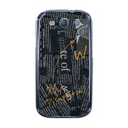 オリジナルデザイン docomo SC-06D GALAXY S III ケース 【News-paper ブラック】 SC-06D-YCM2P0025-78