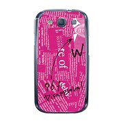 オリジナルデザイン docomo SC-06D GALAXY S III ケース 【News-paper ピンク】 SC-06D-YCM2P0026-78