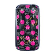 オリジナルデザイン docomo SC-06D GALAXY S III ケース 【News-paper-Dot ブラック】 SC-06D-YCM2P0032-78