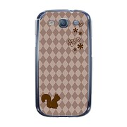 オリジナルデザイン docomo SC-06D GALAXY S III ケース 【ブラウン & リス】 SC-06D-YCM2P0054-78