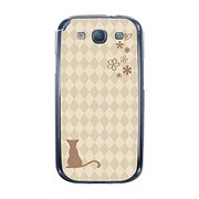 オリジナルデザイン docomo SC-06D GALAXY S III ケース 【クリーム & ワラビー】 SC-06D-YCM2P0055-78