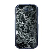 オリジナルデザイン docomo SC-06D GALAXY S III ケース 【龍の咆哮(黒)】 SC-06D-YCM2P0061-78