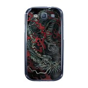 オリジナルデザイン docomo SC-06D GALAXY S III ケース 【龍の咆哮(赤)】 SC-06D-YCM2P0062-78