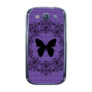 オリジナルデザイン docomo SC-06D GALAXY S III ケース 【紫蝶々】 SC-06D-YCM2P0078-78